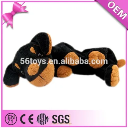 cheap china toys plush dog in bag nici plush dog pencil case