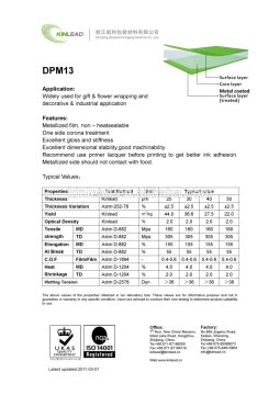 Excellent metal adhesion Metallizing film-BOPP