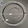 cuerda de alambre de galfan con recubrimiento PU 7*19-8-10 mm
