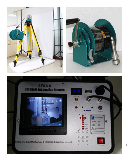 portable broehole inspection camera