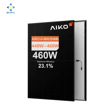 High Efficiency Aiko ABC Modul Solar Panels: 440W to 460W IBC, Half Cell N-Type Black Hole Photovoltaic Panels