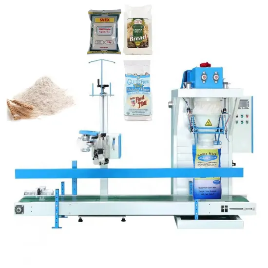 High Capacity Rice, Popcorn, Beans, and Granules Bag Filling and Packaging Machine for 5kg to 10kg Bags