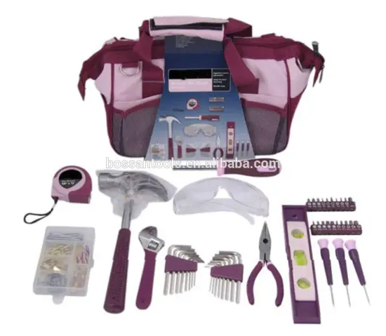 147 pcs repair tool set bag with level and screwdriver