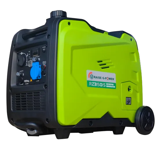 RAISE G POWER RZ3150IS: Portable 3KW Silent Inverter Gasoline Generator