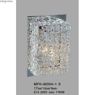 Wall-embedded aluminum art wall lamp