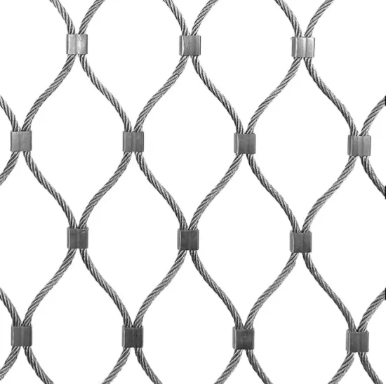 High Quality Stainless Steel Mesh Rope for Zoo Animal Protection - China Factory