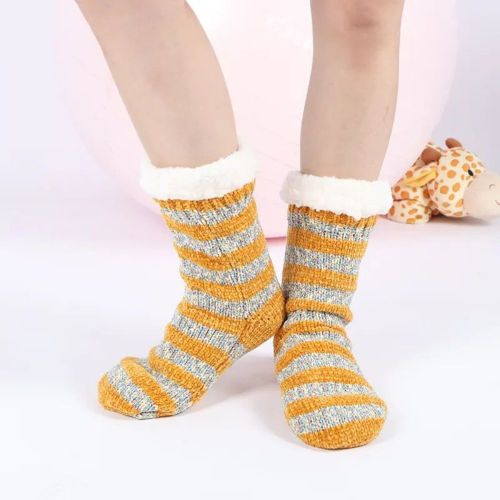 Weicher Strick warm warme Fuzzy -Slipper -Socken