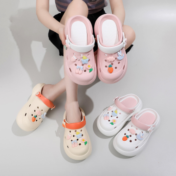 Thick Cloudy Platform Clogs and Slides for Women