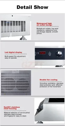 High-Power Industrial Stainless Steel Electromagnetic Stove