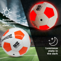 Läder USB -uppladdningsbar glöd i Dark Light Up Soccer Ball Size 4 5 Amazon