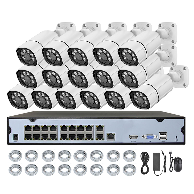 OEM POE NVR 16 Channel Camera Kits