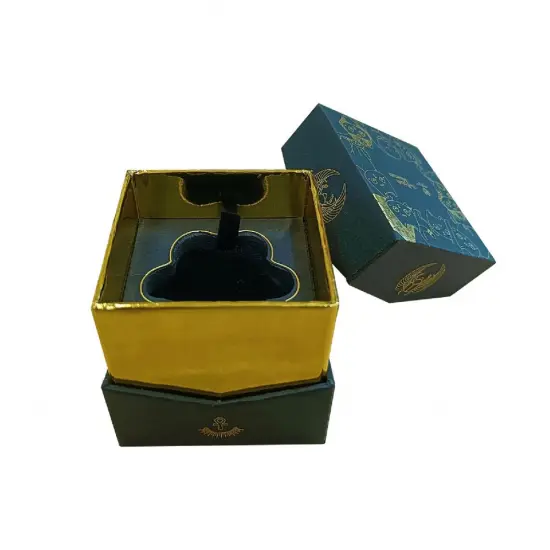Black jewelry paper box mini gift box packaging