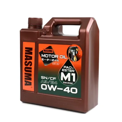 MASUMA M1 0W-40 4L - Japanese Brand Engine Oil Lubricant