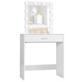 Drawers Makeup Vanity Table with Lighted Mirror