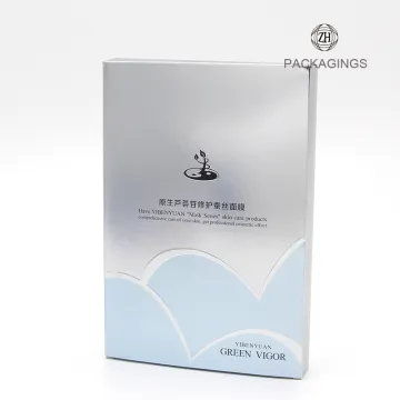 OEM facial scrub cosmetic packaging box no minimums