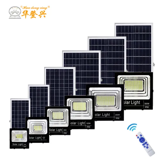Lithium Battery Outdoor 60w Solar Led Flood light