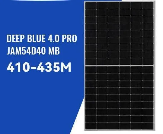 JA Deep Blue 4.0 JAM54D40 MB 182mm N-type Mono Solar Panel 410W-435W Bifacial Double Glass
