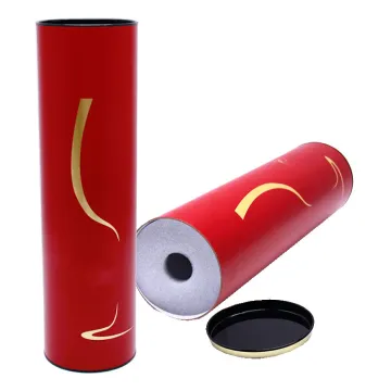Custom Gift Box Cardboard Paper tube Wine Packaging