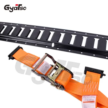 2 Inch Ratchet Strap with E Fittings - Tie Down Cargo Strap for E-Track