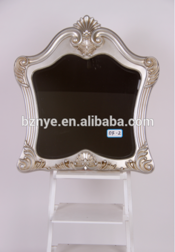 silver frame dressing mirror wall mirror for home decorative bathroom mirror