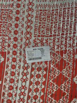 Gedrukte folie Chiffon Shunyu crêpe stof, gewoon weefsel, 100% polyester, 70 gsm, 55/56 "