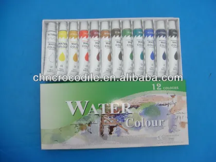 12pcs chinese watercolor paints, non- toxic watercolor paint set, children watercolor painting sets