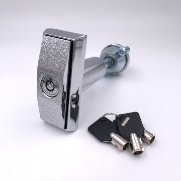 SF2001 Bright Chrome Zinc Alloy T مقبض قفل لآلة البيع MK200