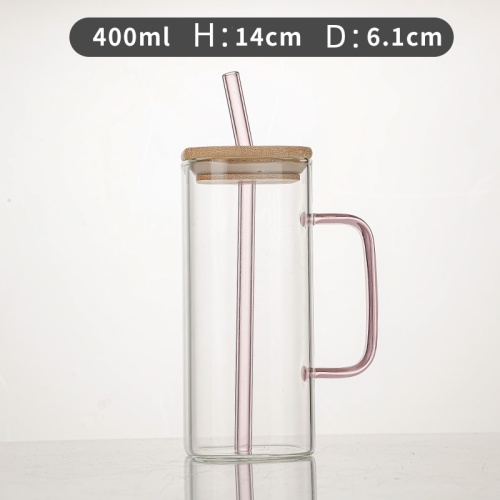 Garrafa de água de vidro de vidro de vidro alto personalizável