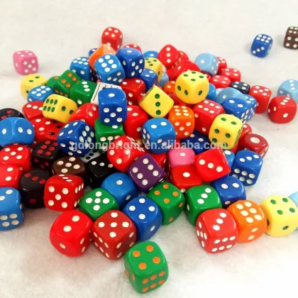 Plastic Funny Dice for games Standard dice