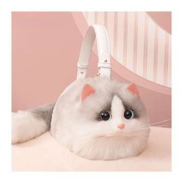 Wholesale British Short Haired Cat Simulation Crossbody Bag