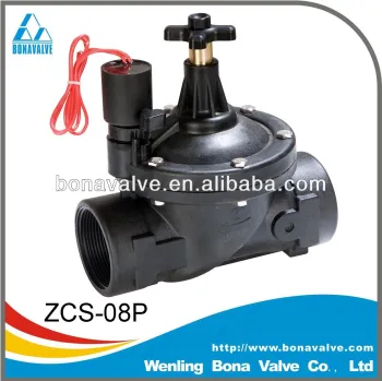 big size Plastic Solenoid Valve for Irrigation (ZCS-08P)
