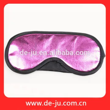 Promotion Cotton Fabric Satin Sleeping Cover Eye Mask Funny Sleep Eye Mask