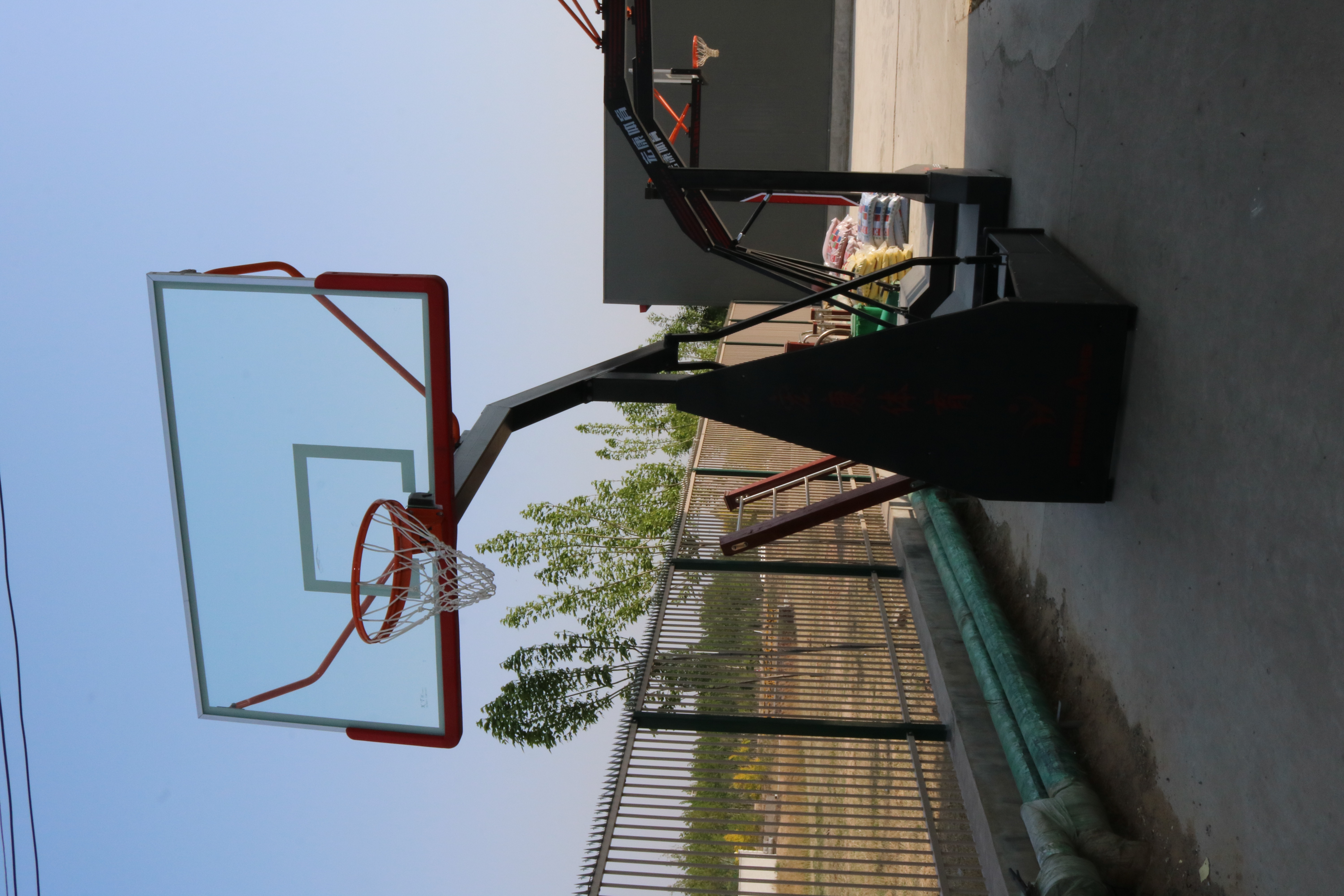 Adjustable Outdoor Basketball Goal System