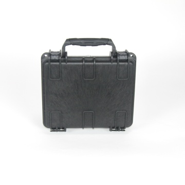 Black Glass Fiber Single Gun Case Box with Combination Lock - Foam Shockproof Protective Gun Cases