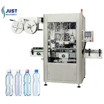 Automatic Bottle Labeling Machine for Beverage Sleeves and Shrink Packaging