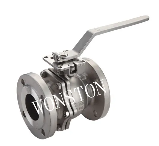 2PC Flanged Ball Valve with New Direct Mounting Pad 150lb