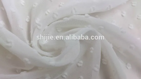 SS15 New Polyester cutting flower Chiffon fabric