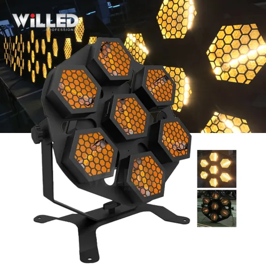 Retro Strobe Light 7pcs 100w LED Vintage Halogen Stage Disco Light