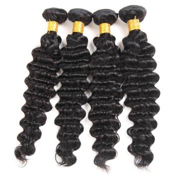 Unprocessed virgin italian human hair extensions, natural color italian curly hair weave