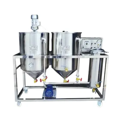 Automated Peanut Oil Refining Machine & Sunflower/Soybean Oil Refining Equipment