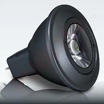 2W MR11 Minilight  LED Spots MR11 Energy-saving in black appearance