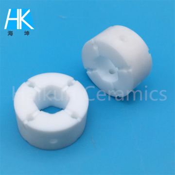 White Mechining Macor Glass Ceramic Customized Parts Components