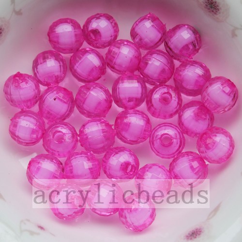 Hot sell clear earth shape jewelry bead in bead