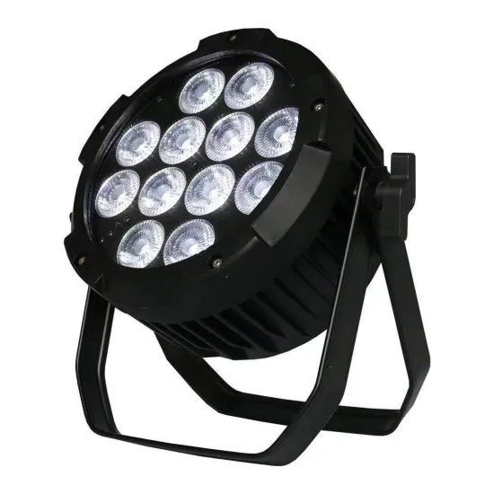 IP65 Waterproof 12x15W RGBWA 5IN1 Wireless Battery Powered Flat Par LED Stage Light