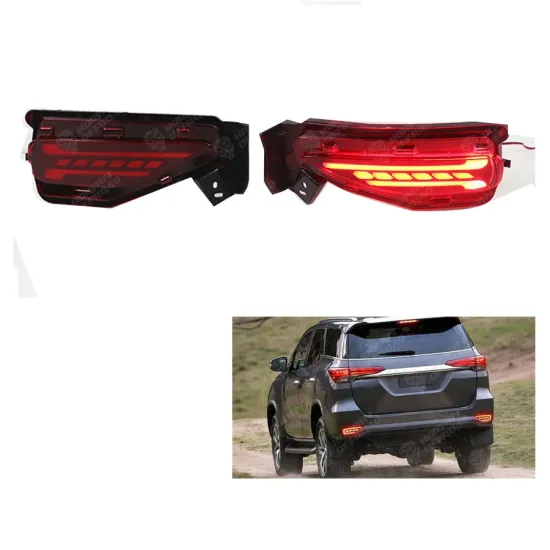 Rear Bumper Lights and Fog Lamp for Fortuner 2016+
