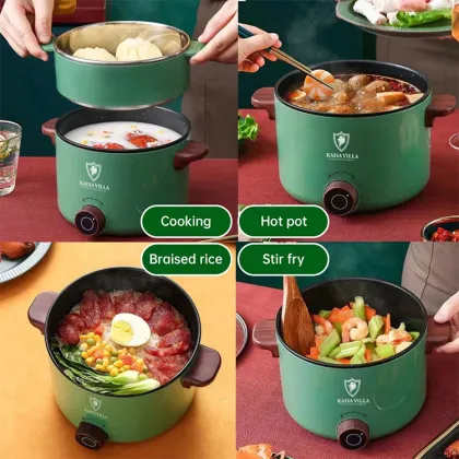 800W 2.5L Stainless Steel Electric Steamer - Multi-Tier Electric Food Steamer