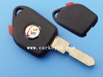 HOT Sale Peugeot transponder key casing with red plug for universal remote control car key