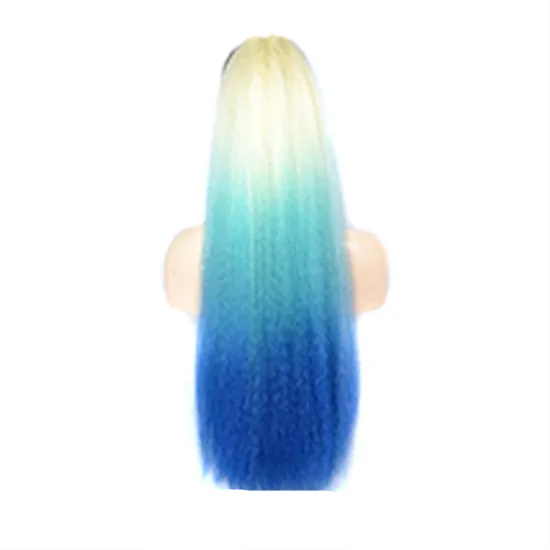 Wholesale Hot Selling Good Quality For Women Black Straight Drawstring Ponytail Hair Piece In Synthetic Ponytails Extensions