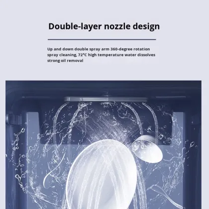 Intelligent T18 Dishwasher: Free-Install, Large-Capacity, Fully Automatic Disinfection