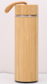 450ml garrafa de água de bambu com tampa de bambu